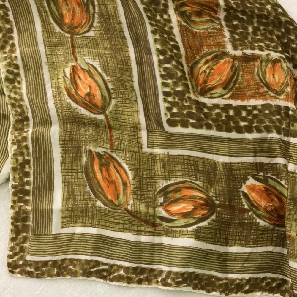 Square Multicolor Scarf - Picture 3 of 3